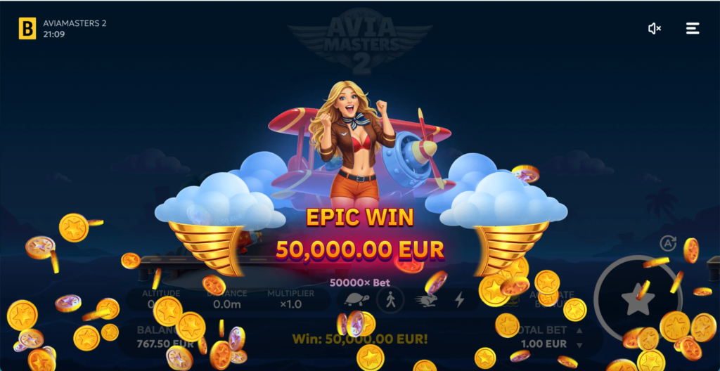 Aviamasters 2 Screenshot — Booster im Einsatz